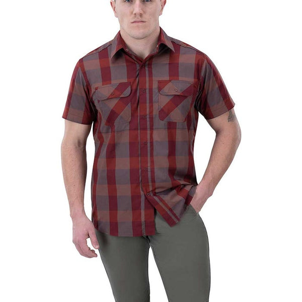 Vertx Short Sleeve Weapon Guard Guardian Shirt | CRDP / CAMPFIRE RED PLAID | VTX1431