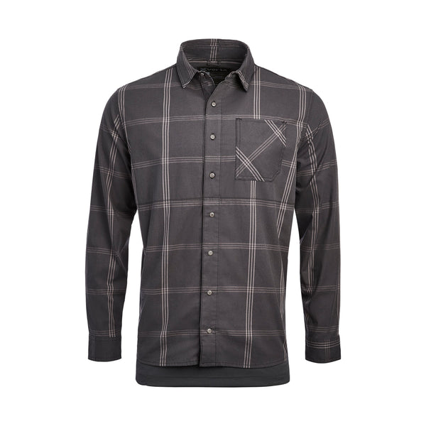 Uniform Works Canada Vertx Men's Weapon Guard Stretch Shirt - LS | MIDNIGHT PULSE PLAID | VTX1442