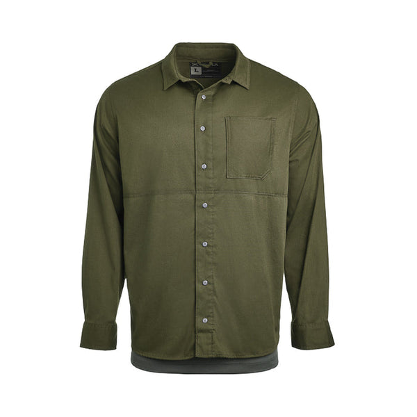 Uniform Works Canada Vertx Men's Weapon Guard Stretch Shirt - LS | RANGER GREEN | VTX1442