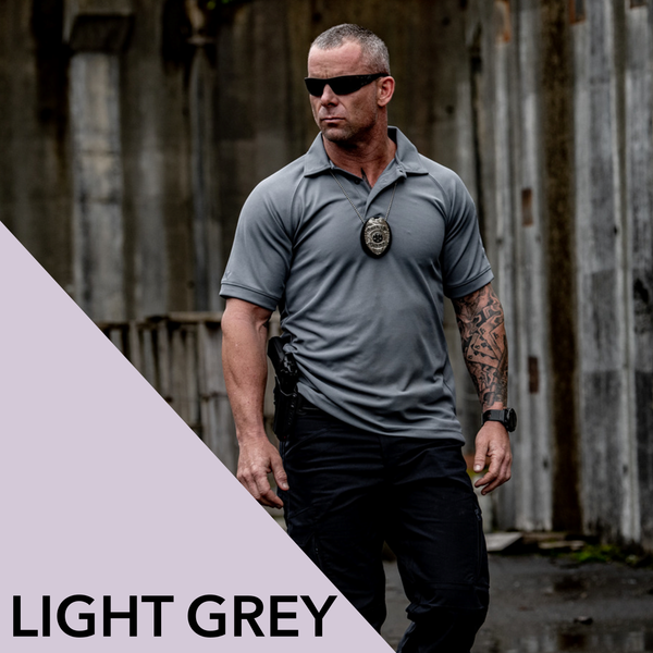 Vertx coldblack Men's Polo - Short Sleeve | LTG / LT GREY | VTX4000P