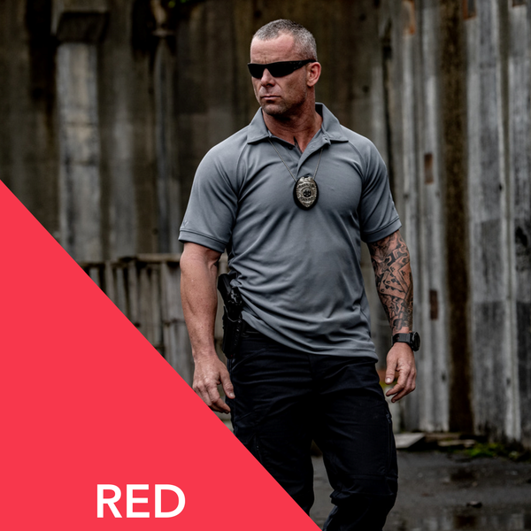 Vertx coldblack Men's Polo - Short Sleeve | RD / RED | VTX4000P