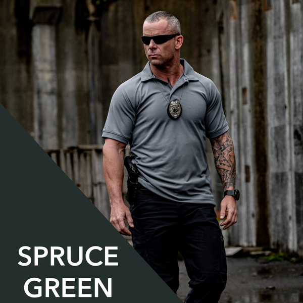 Vertx coldblack Men's Polo - Short Sleeve | SG / SPRUCE GREEN | VTX4000P