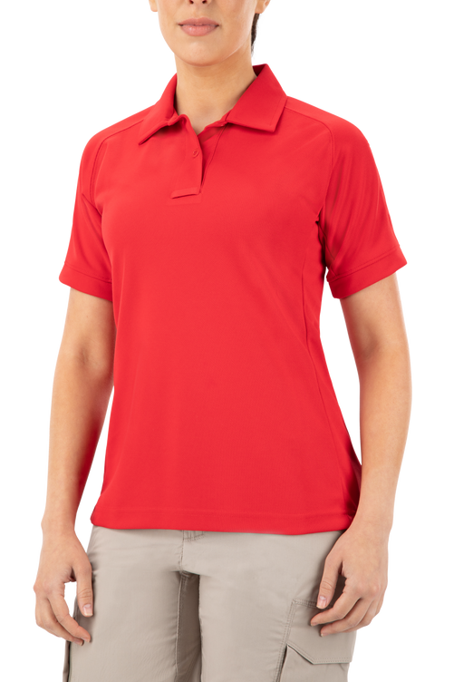 Vertx coldblack Women's Polo - Short Sleeve | RD / RED | VTX4010P