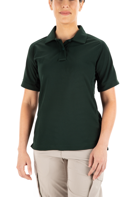 Uniform Works Canada Vertx Coldblack Women's Polo - SS | SPRUCE GREEN | VTX4010P