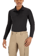 Vertx Coldblack Women's Polo - LS | BLACK | VTX4030P