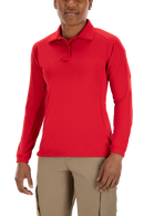 Vertx Coldblack Women's Polo - LS | RED | VTX4030P