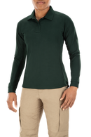 Vertx Coldblack Women's Polo - LS | SPRUCE GREEN | VTX4030P