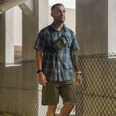 Vertx Men's Weapon Guard Stretch Shirt - SS | STEVE ROGERS PLAID | VTX1432