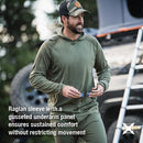 Vertx Men's Merino Base Layer Hoody | Ranger Green | VTX1529