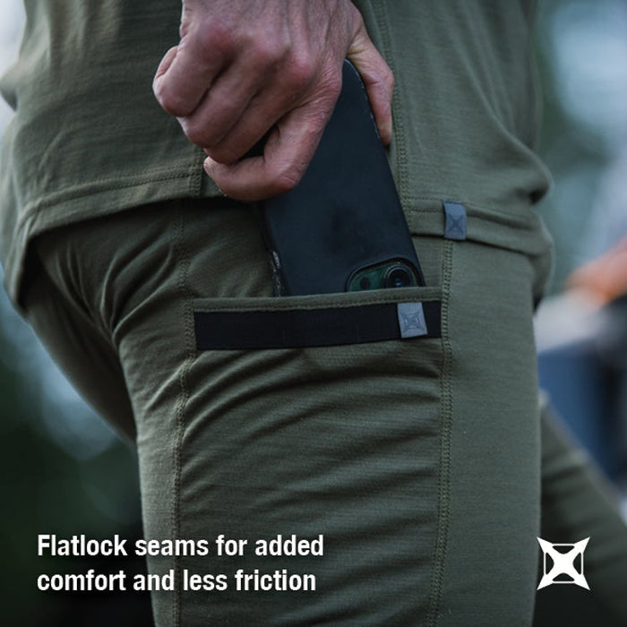 Vertx Men's Merino Base Layer Pant | RANGER GREEN | VTX1705