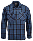 Vertx Canyon River Flannel Shirt - LS | Blue Ridge Plaid | VTX1500