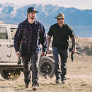 Vertx Canyon River Flannel Shirt - LS | Midnight Clay Plaid | VTX1500