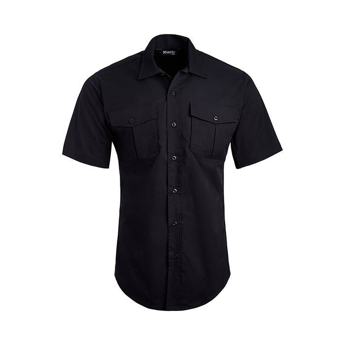 Vertx Men's Fusion Flex Shirt - SS | NAVY | VTX8230