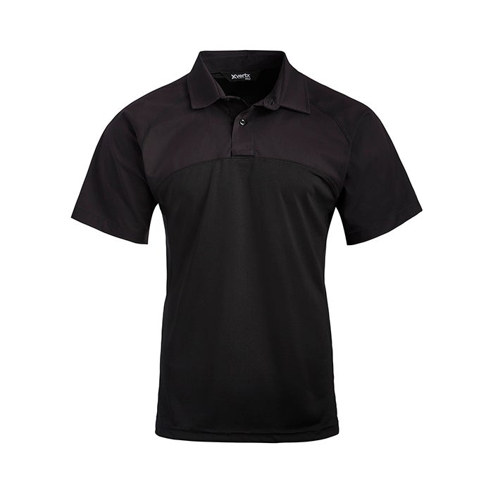 Vertx Unisex Fusion Flex Hybrid Shirt - SS | BLACK | VTX8250