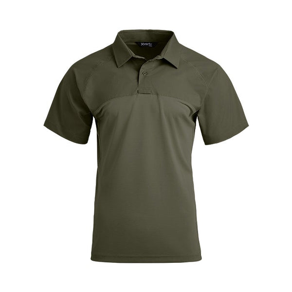 Vertx Unisex Fusion Flex Hybrid Shirt - SS | OD GREEN | VTX8250