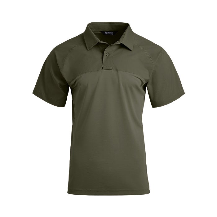 Vertx Unisex Fusion Flex Hybrid Shirt - SS | OD GREEN | VTX8250