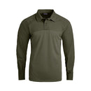 Vertx Unisex Fusion Flex Hybrid Shirt - LS | OD Green | VTX8255